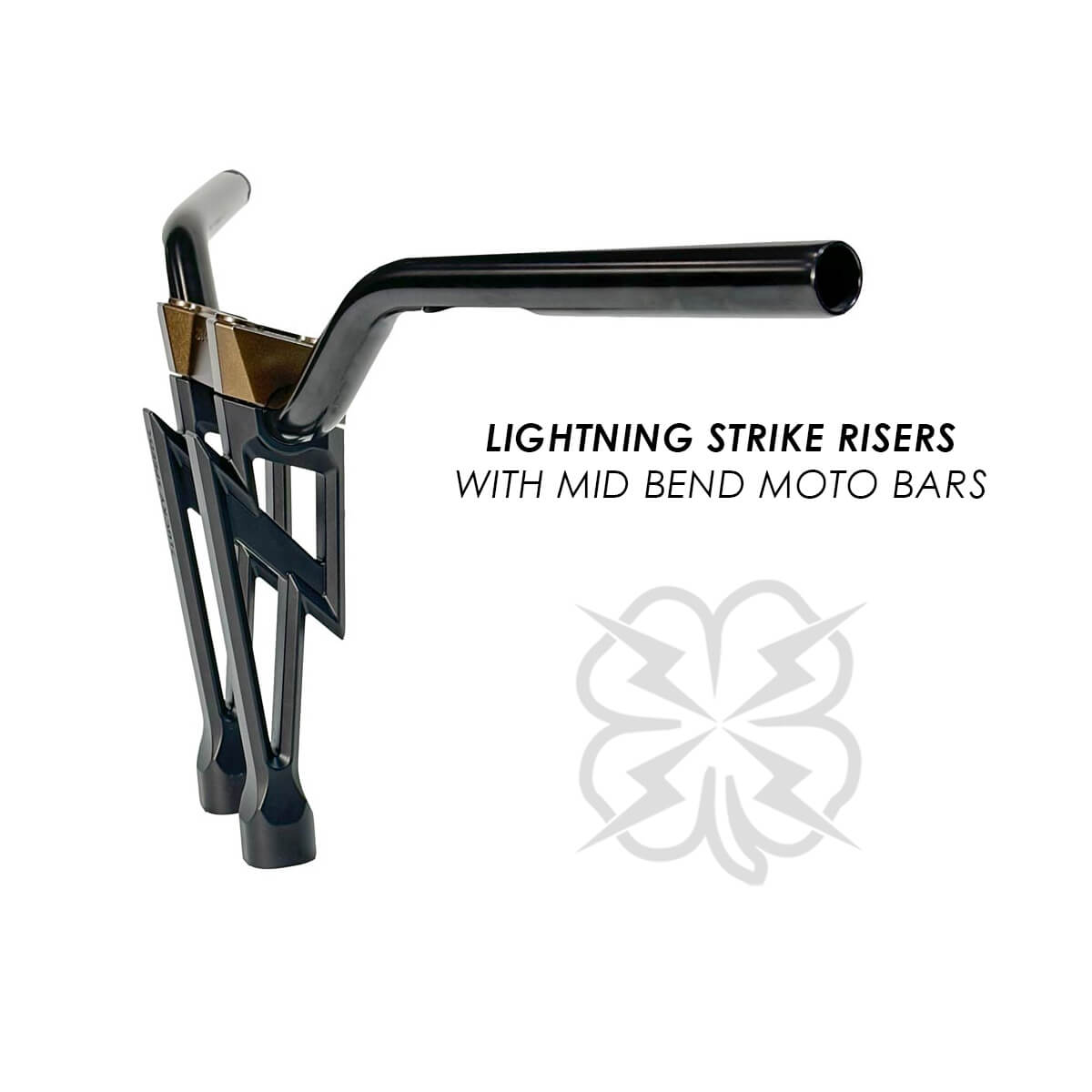 Lightning Strike Riser & Moto Bar Combo - Handlebars - Lucky Speed Shop