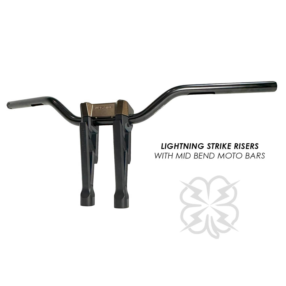 Lightning Strike Riser & Moto Bar Combo - Handlebars - Lucky Speed Shop