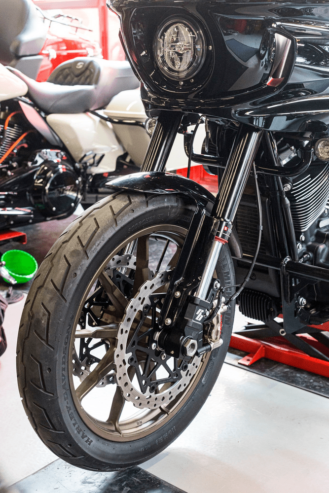 Racing Brothers Bishop 43MM Inverted Forks For FXLRS And FXLRST - Lucky Speed Shop