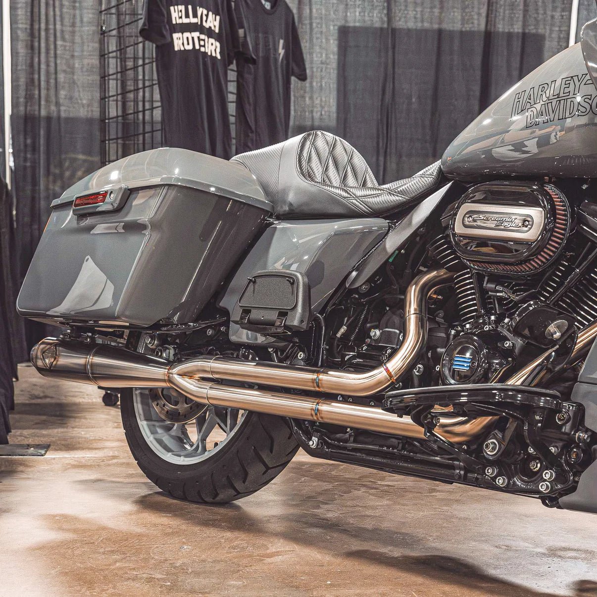 SP Concepts 2017 - 2024 M8 Bagger - Full Length TURNPIKE - EXHAUST - Lucky Speed Shop