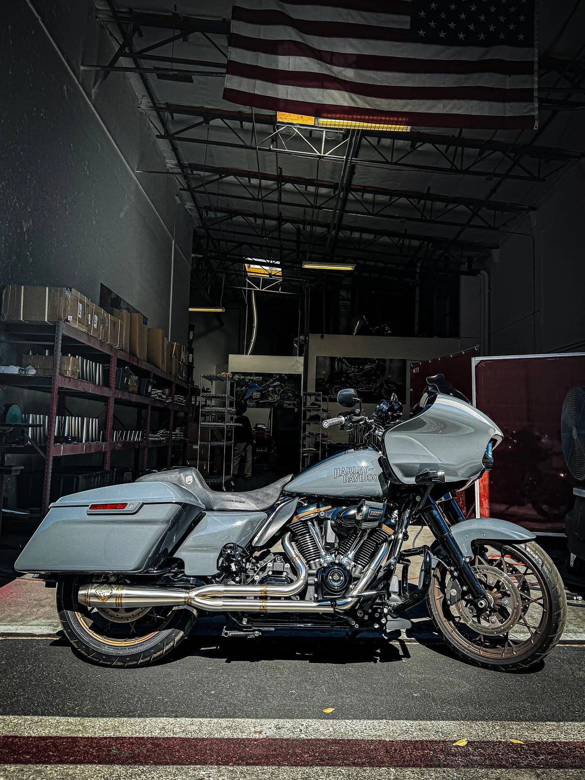 SP Concepts 2017 - 2024 M8 Bagger - Mid Length “ELSINORE” - EXHAUST - Lucky Speed Shop