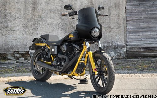 06-17 FXDB ROAD WARRIOR FAIRING (COMPLETE PACKAGE) -DYNA STREET BOB- - Fairings - Memphis Shades - Lucky Speed Shop