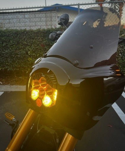 2018-2022 Softail MK8 Baja Designs LP4/LP6 Headlight Harness (Except FXLRST) - Guerrilla Cables - Lucky Speed Shop