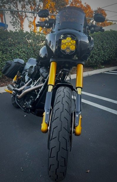 2018-2022 Softail MK8 Baja Designs LP4/LP6 Headlight Harness (Except FXLRST) - Guerrilla Cables - Lucky Speed Shop