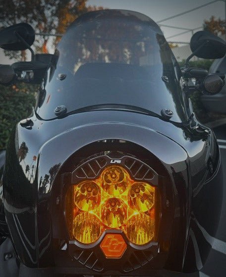 2018-2022 Softail MK8 Baja Designs LP4/LP6 Headlight Harness (Except FXLRST) - Guerrilla Cables - Lucky Speed Shop