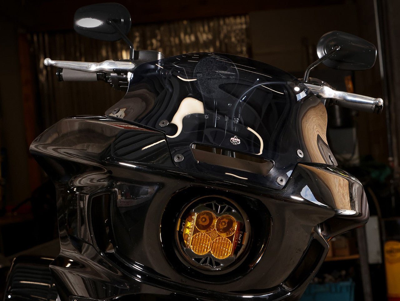 2022 Softail Low Rider ST Baja Designs LP4 Headlight Harness (FXLRST Only) - Guerrilla Cables - Lucky Speed Shop