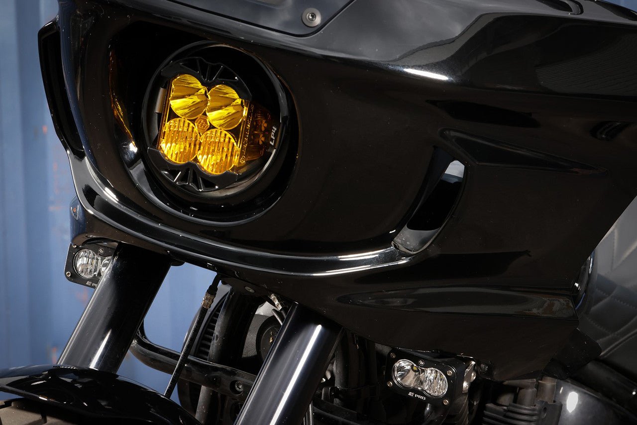 2022 Softail Low Rider ST Baja Designs LP4 Headlight Harness (FXLRST Only) - Guerrilla Cables - Lucky Speed Shop