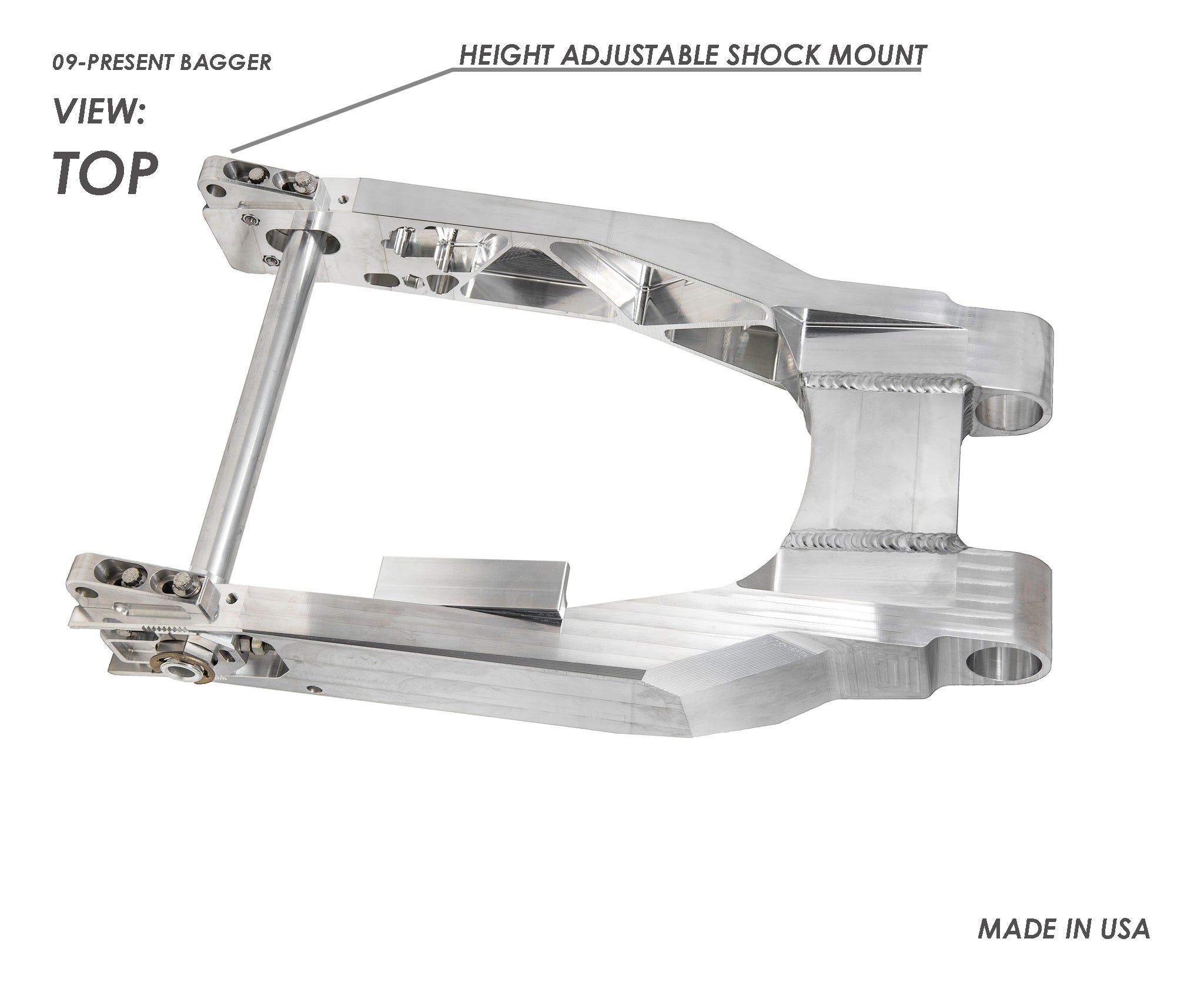 Alloy Art "The Swinger" Swingarm Bagger & FXR - Swingarms - Alloy Art - Lucky Speed Shop
