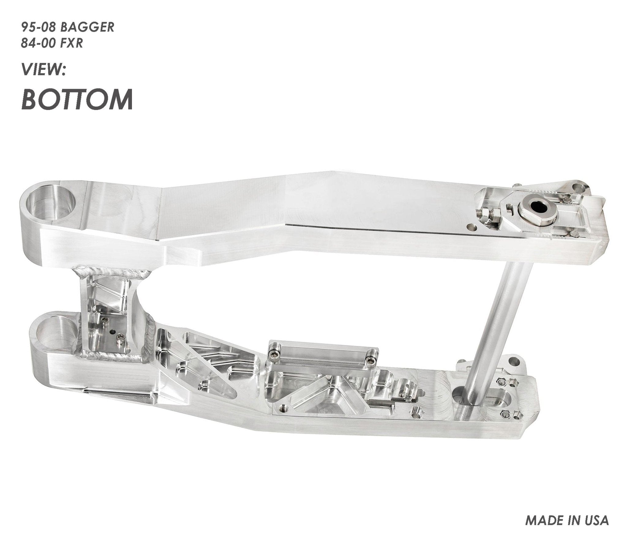 Alloy Art "The Swinger" Swingarm Bagger & FXR - Swingarms - Alloy Art - Lucky Speed Shop
