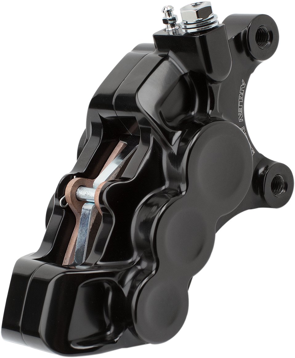 ARLEN NESS 4-Piston Caliper - Left - 11.8" - Black 02-221 - Lucky Speed Shop