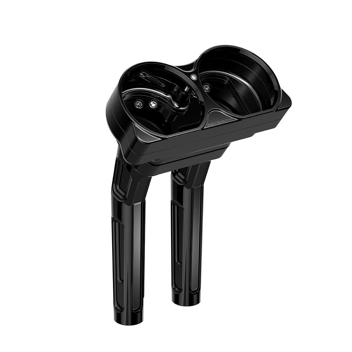 Arlen Ness Method Kickback Risers Black - Gauge Relocation - Arlen Ness - Lucky Speed Shop