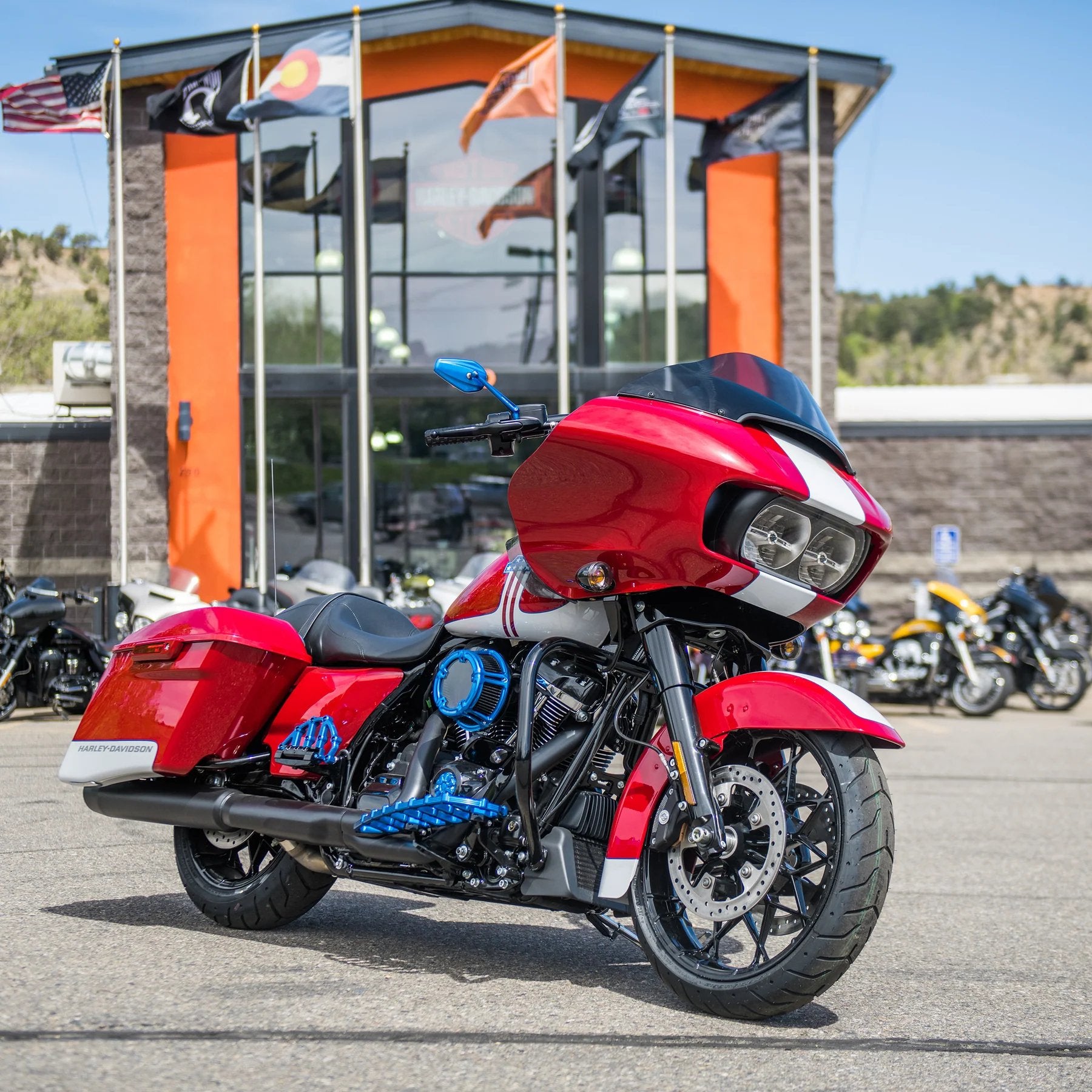 Arlen Ness Mini Stocker Forged Mirrors - Vehicle Parts & Accessories - Drag Specialties - Lucky Speed Shop