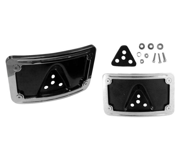 Biker's Choice 2-Piece Curved License Plate Frame - Vehicle Parts & Accessories - TUCKER - Lucky Speed Shop