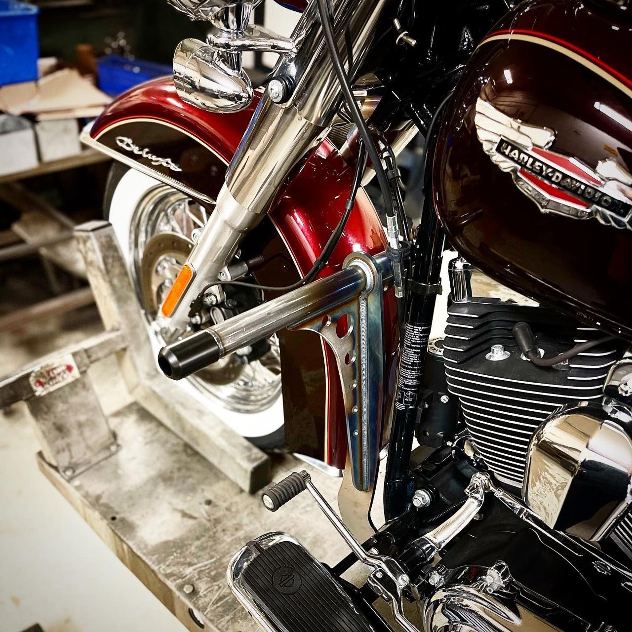 Bungking 00-17 Softail Crashbar - Crash Bars - Bungking - Lucky Speed Shop