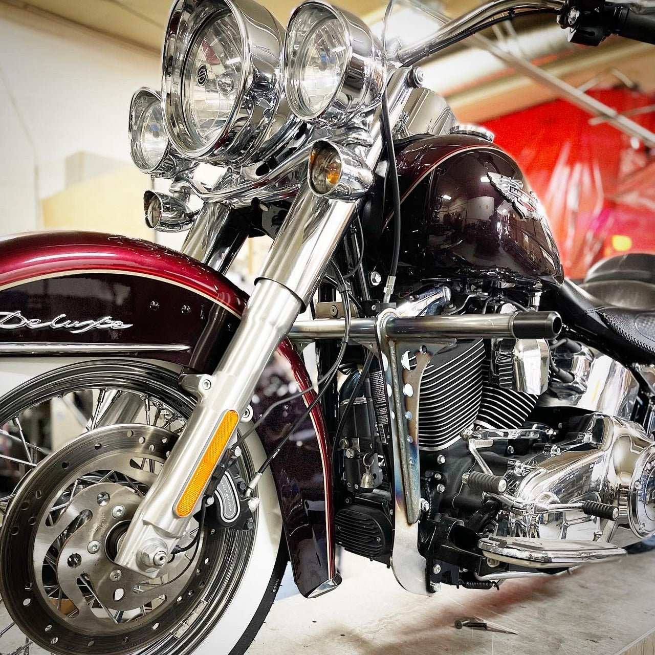 Bungking 00-17 Softail Crashbar - Crash Bars - Bungking - Lucky Speed Shop