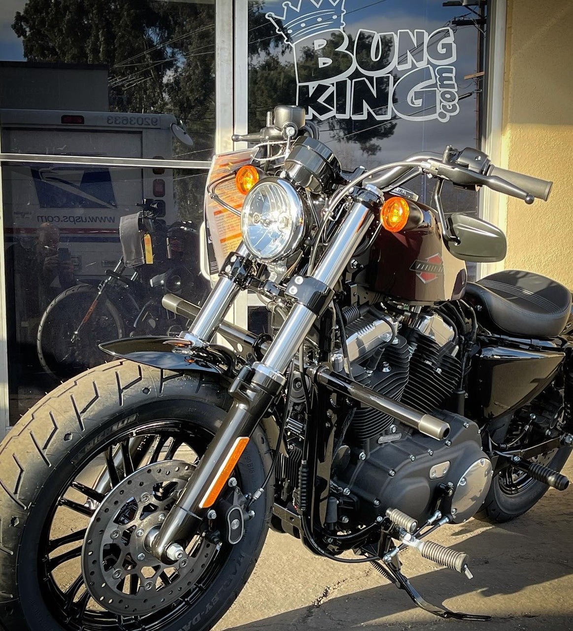 Bungking Forward Control Sportster "Sky Bar" - Crash Bars - Bungking - Lucky Speed Shop