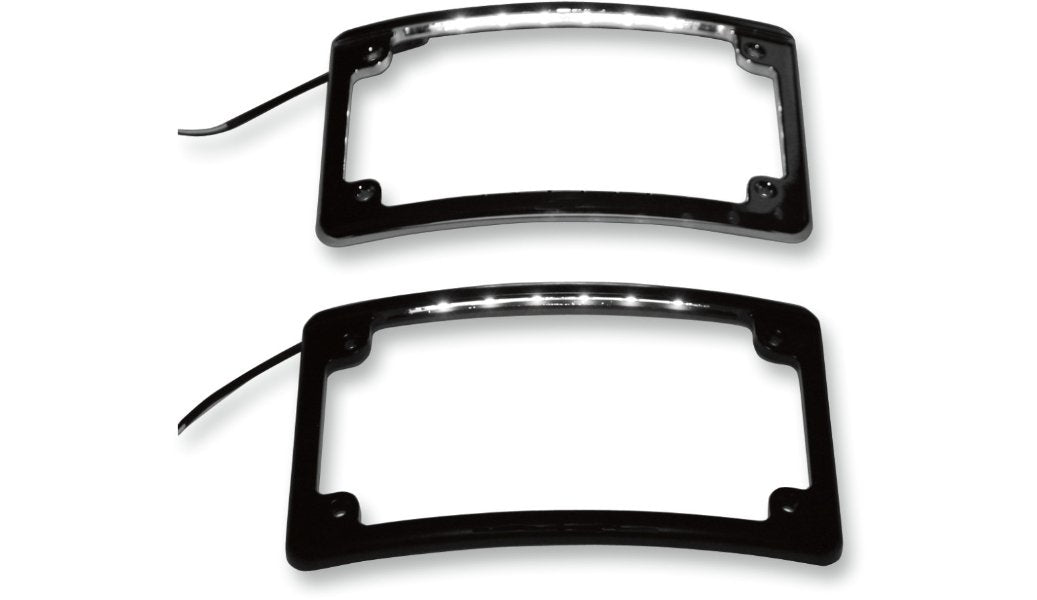 Custom Dynamics LED License Plate Frame - Drag Specialties - Lucky Speed Shop