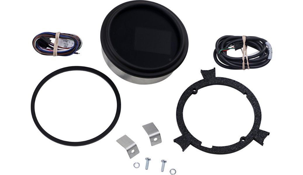 Dakota Digital MLX Series Gauge - Black (All Softail, Dyna, Sportster) - Vehicle Parts & Accessories - Lucky Speed Shop - Lucky Speed Shop