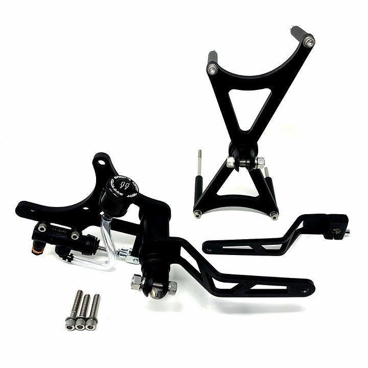 Death Metal Racing - 2018-up Softail Mid Controls - Shift & Brake arms - Boosted Brad - Lucky Speed Shop