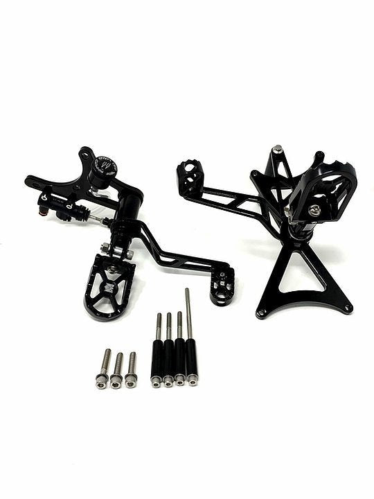 Death Metal Racing - 2018-up Softail Mid Controls - Shift & Brake arms - Boosted Brad - Lucky Speed Shop