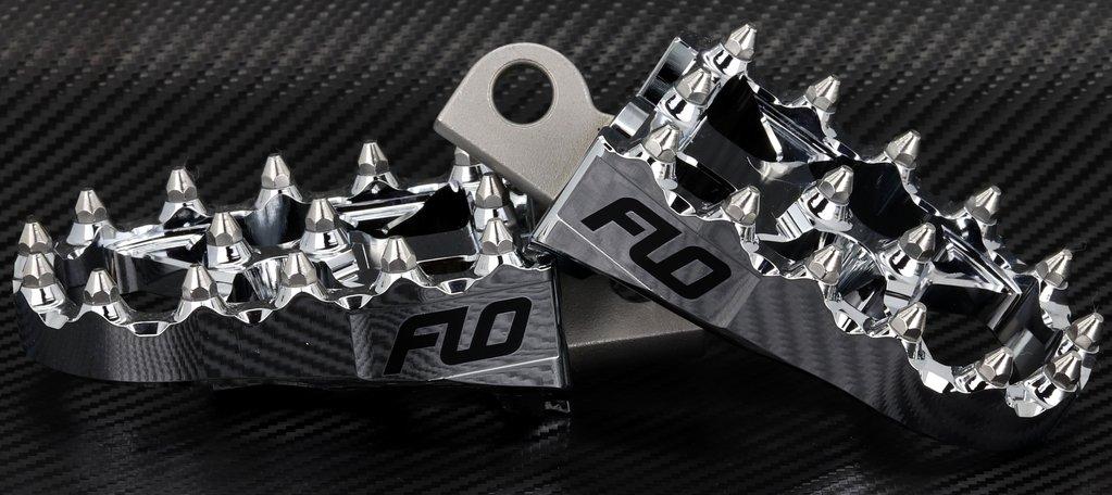 FLO Motorsports Moto Style Foot Pegs - Footpegs & Floorboards - Flo Motorsports - Lucky Speed Shop