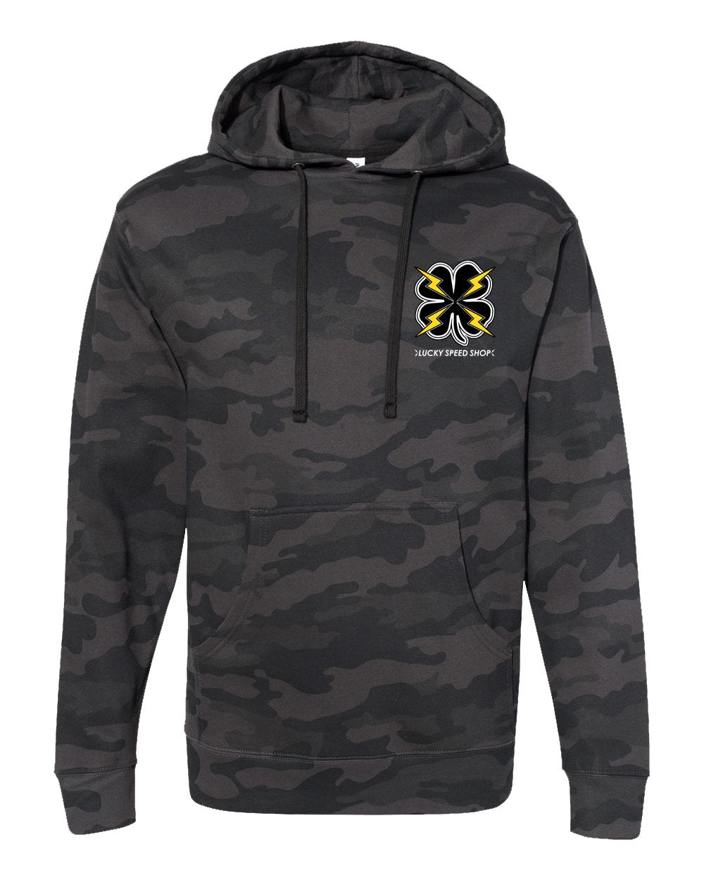 High Sierra Hoodie - Night Ops Camo - Mens Casual - Lucky Speed Shop - Lucky Speed Shop