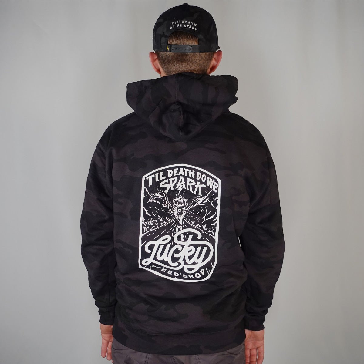 High Sierra Hoodie - Night Ops Camo - Mens Casual - Lucky Speed Shop - Lucky Speed Shop