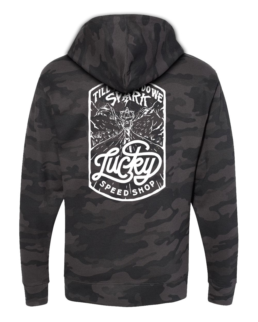High Sierra Hoodie - Night Ops Camo - Mens Casual - Lucky Speed Shop - Lucky Speed Shop