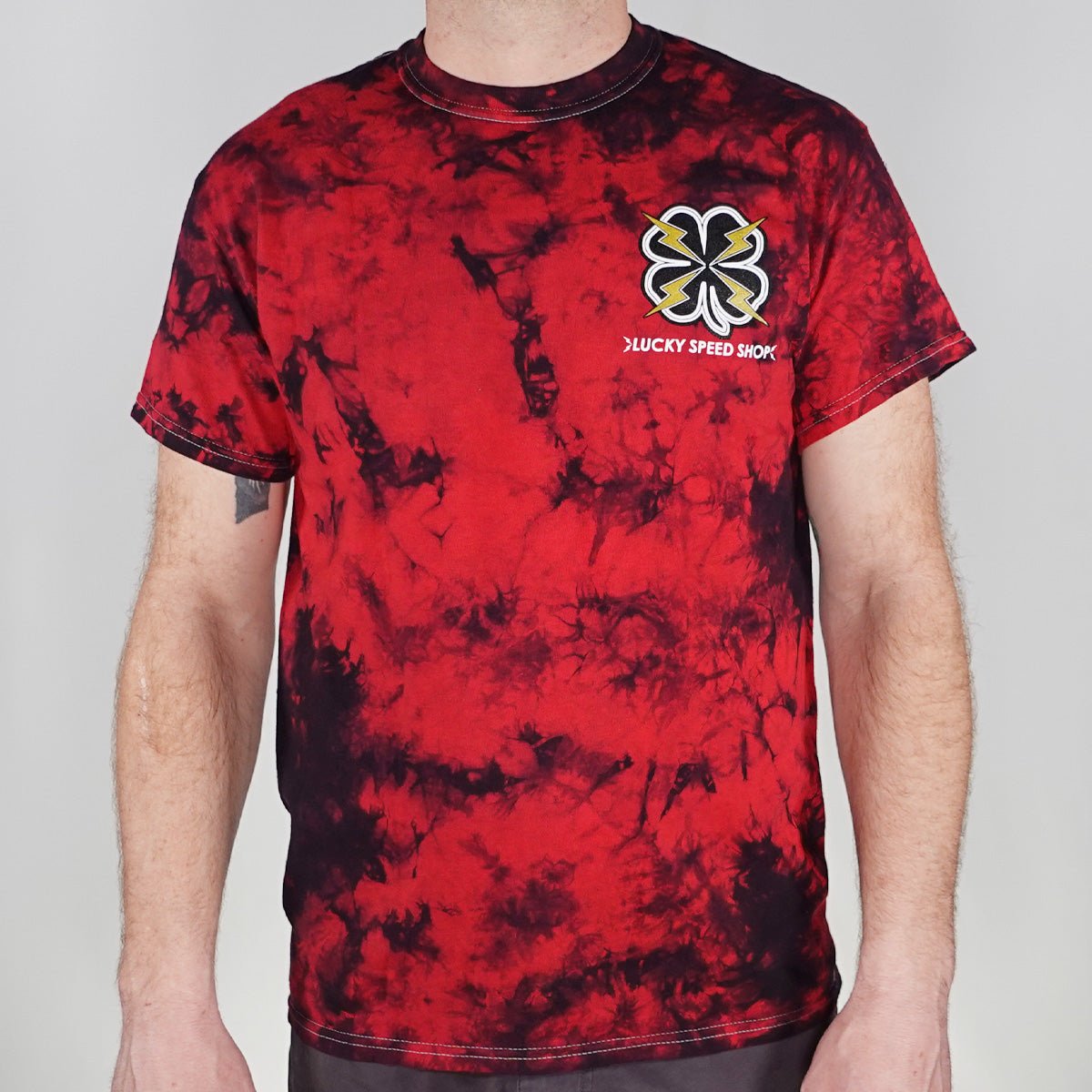 "High Sierra" Red Crystal Tee - YOUTH - Mens Casual - Lucky Speed Shop - Lucky Speed Shop