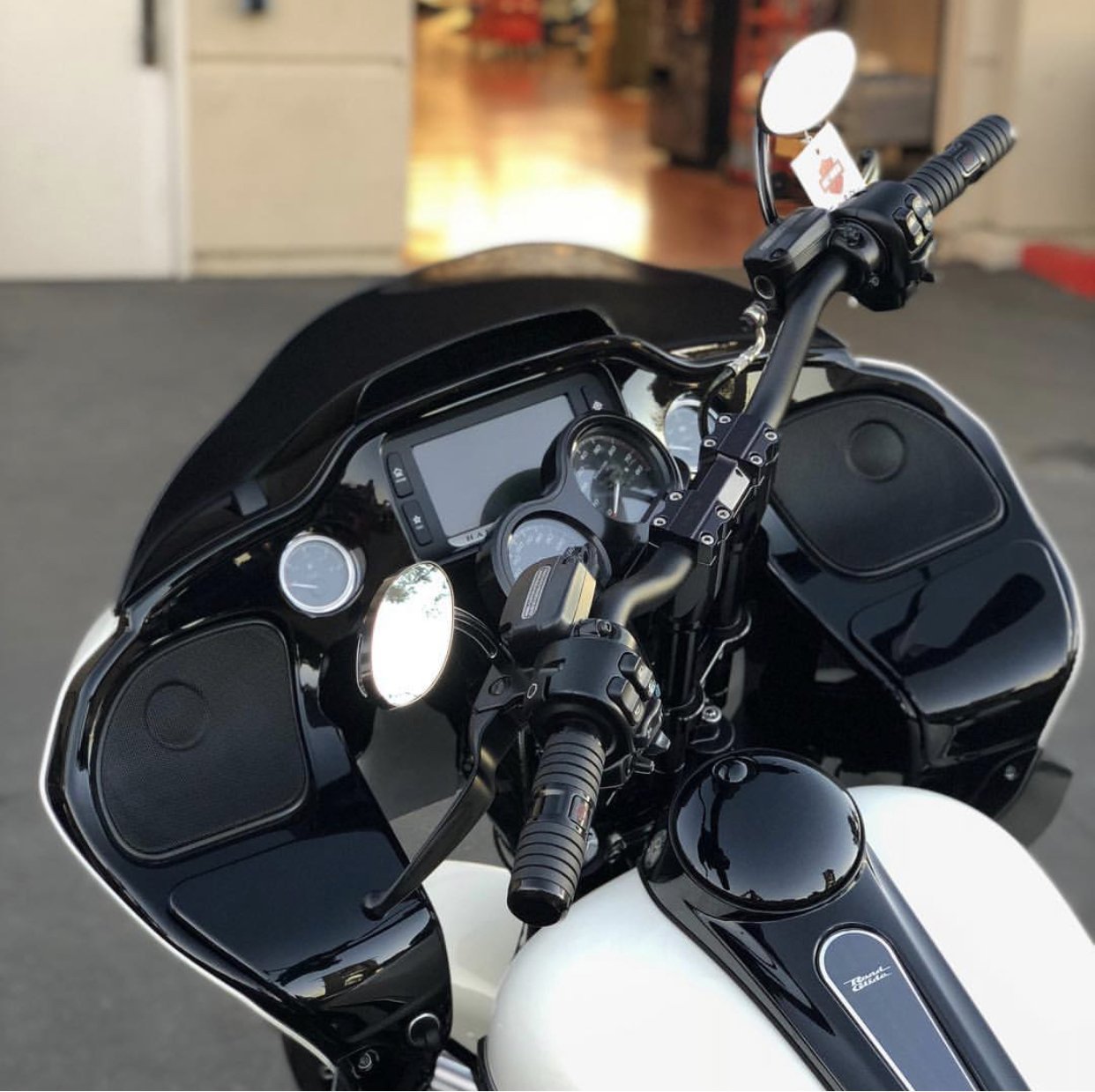 KRAUS BILLET GAUGE BEZEL - Gauge Relocation - Kraus Moto - Lucky Speed Shop