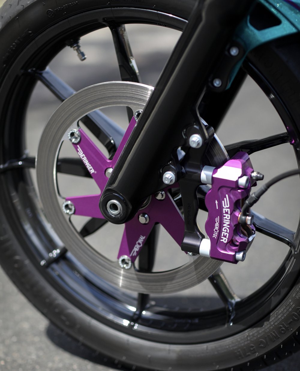 Kraus front axial to radial caliper mounts - Calipers & brackets - Kraus Moto - Lucky Speed Shop