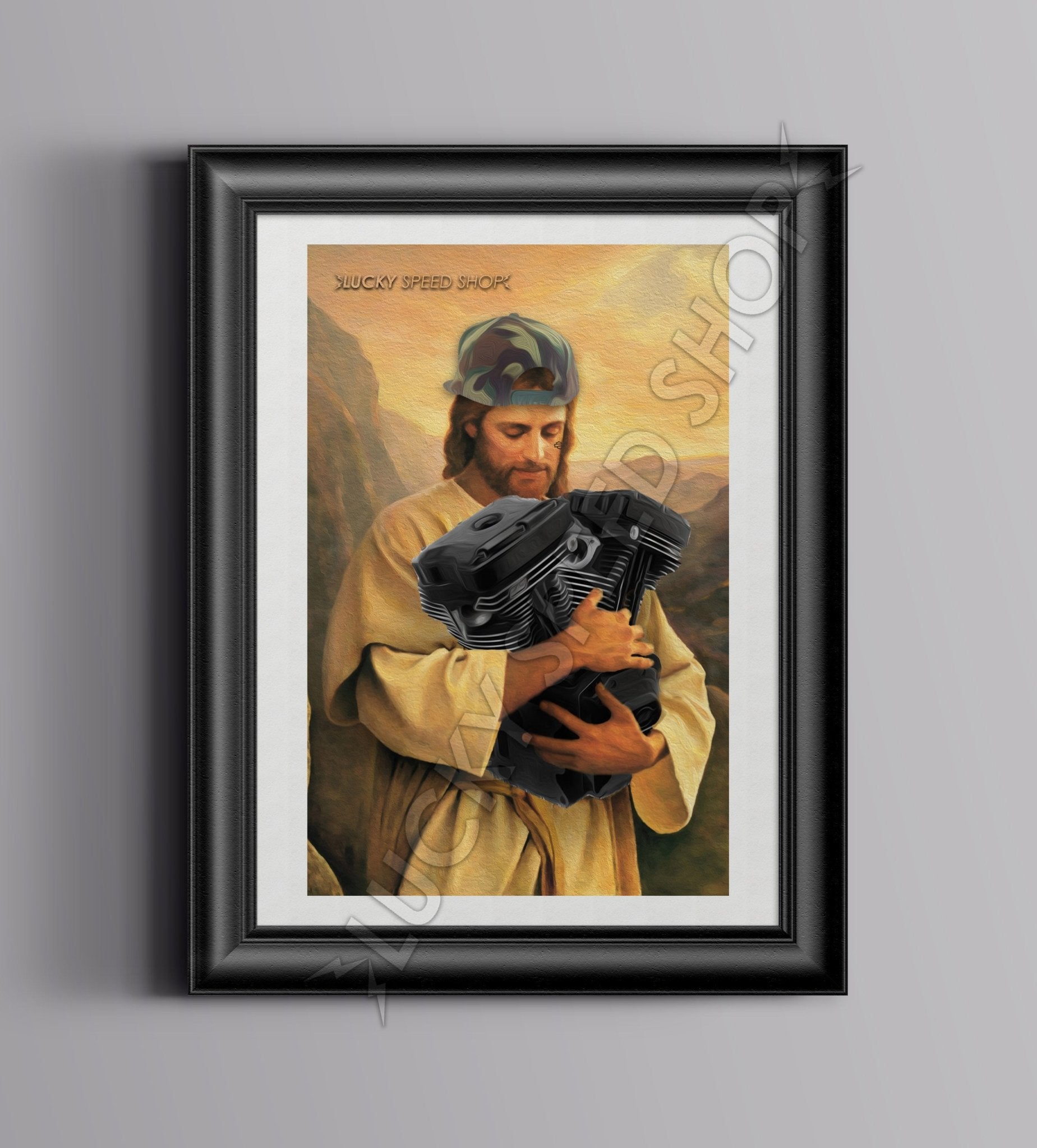 "Last Twin Cam" Poster Print - POSTER - Lucky Speed Shop - Lucky Speed Shop