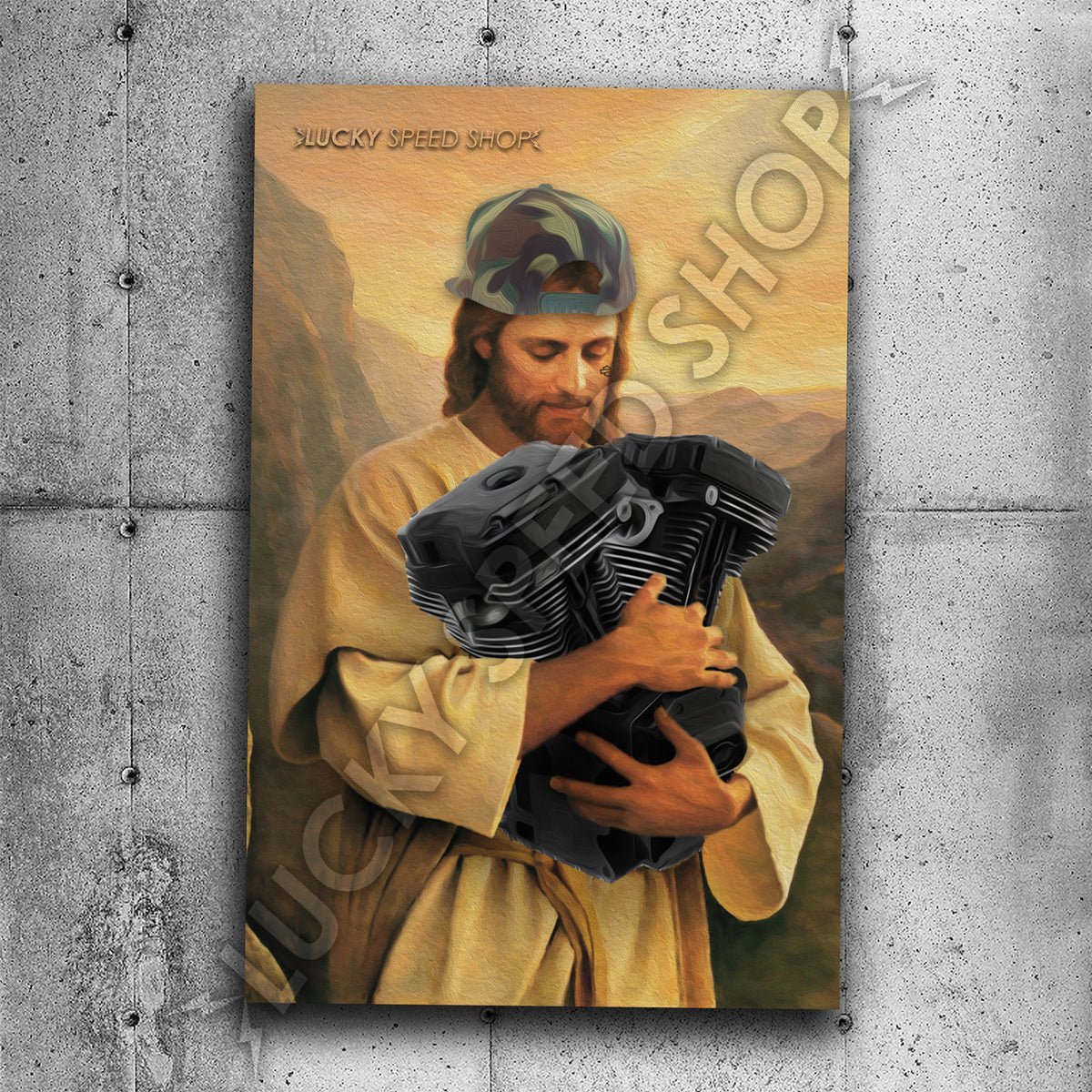 "Last Twin Cam" Poster Print - POSTER - Lucky Speed Shop - Lucky Speed Shop