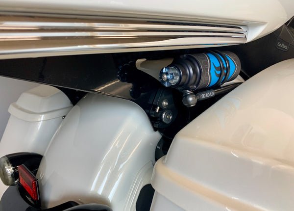 Legend Suspension Remote Reservoir Mounts 14up HD Touring - BRAKES - Drag Specialties - Lucky Speed Shop