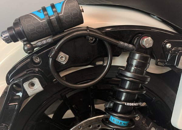 Legend Suspension Remote Reservoir Mounts 14up HD Touring - BRAKES - Drag Specialties - Lucky Speed Shop