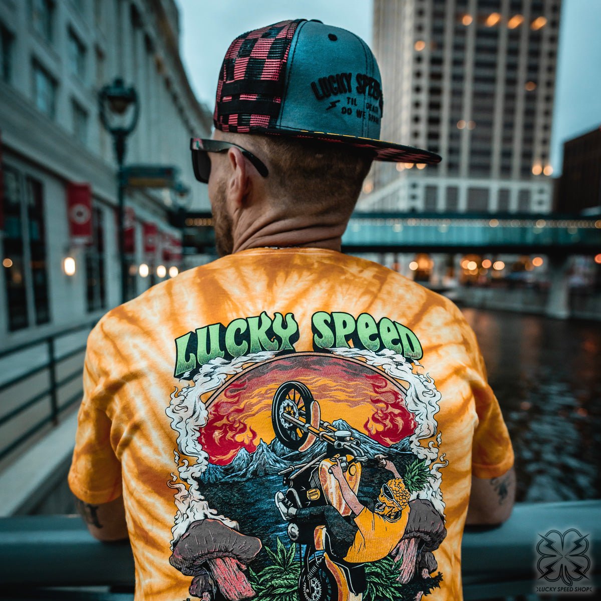 LSS Redline - Podium Snapback - Clothing - Lucky Speed Shop - Lucky Speed Shop