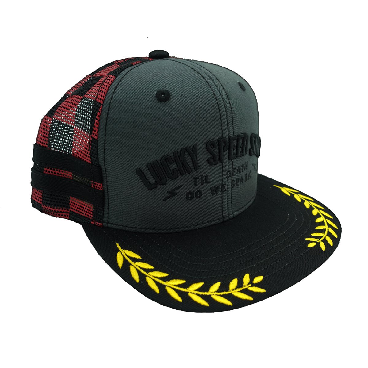 LSS Redline - Podium Snapback - Clothing - Lucky Speed Shop - Lucky Speed Shop