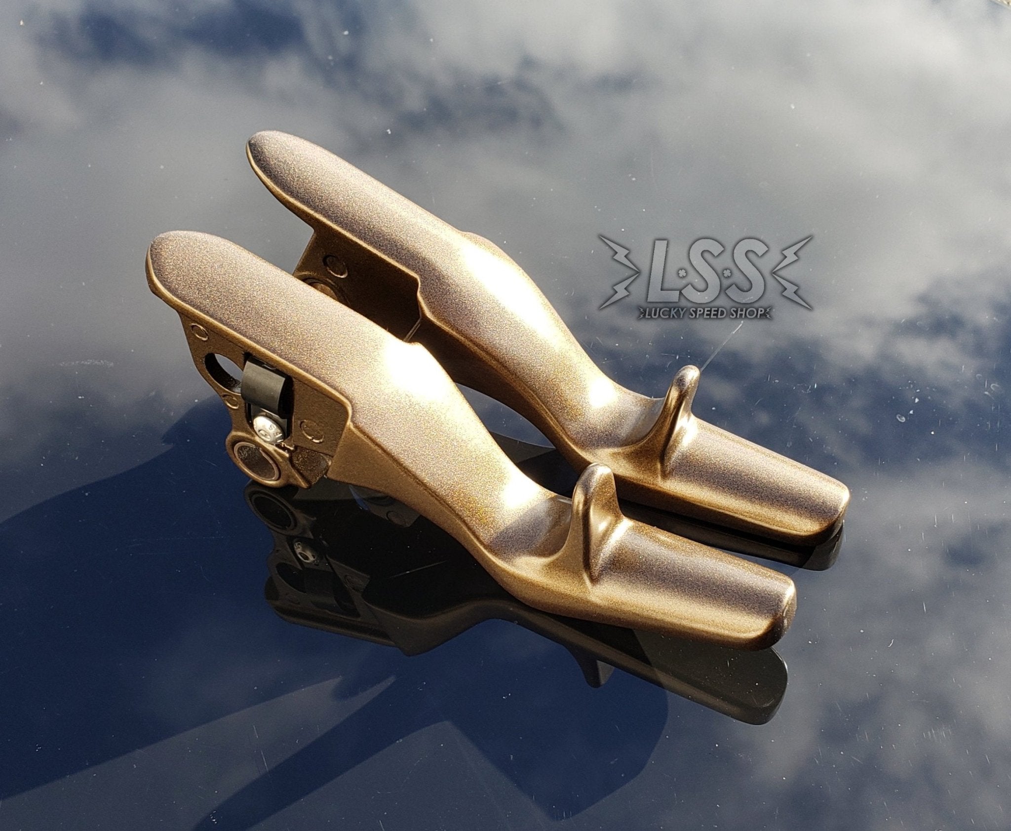 Lucky Speed 08-13 Touring Trigger Shorty Levers - Shorty Levers - Lucky Speed Shop - Lucky Speed Shop