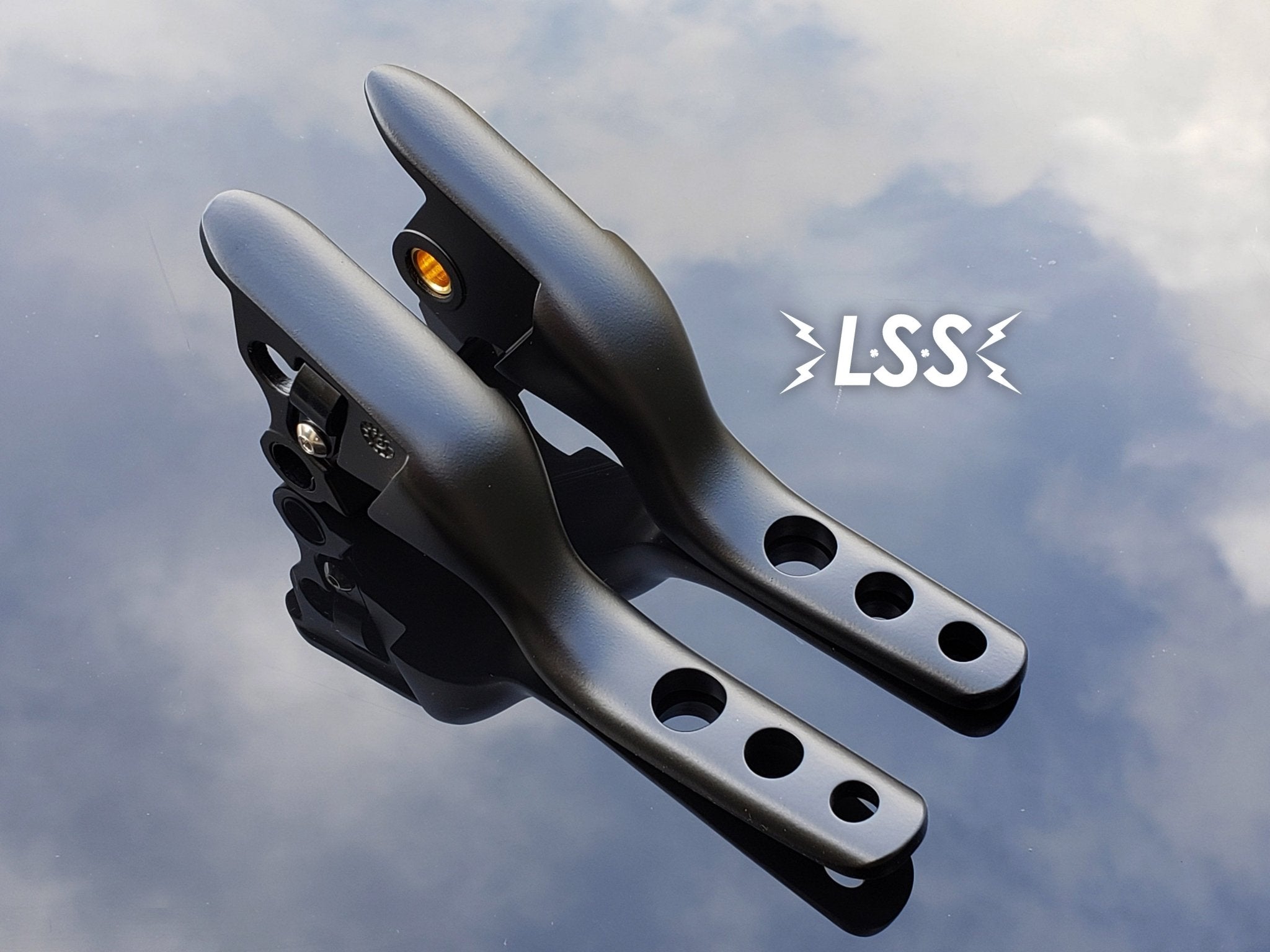 Lucky Speed 15up Softail 6blocc Shorty Levers - Shorty Levers - Lucky Speed Shop - Lucky Speed Shop