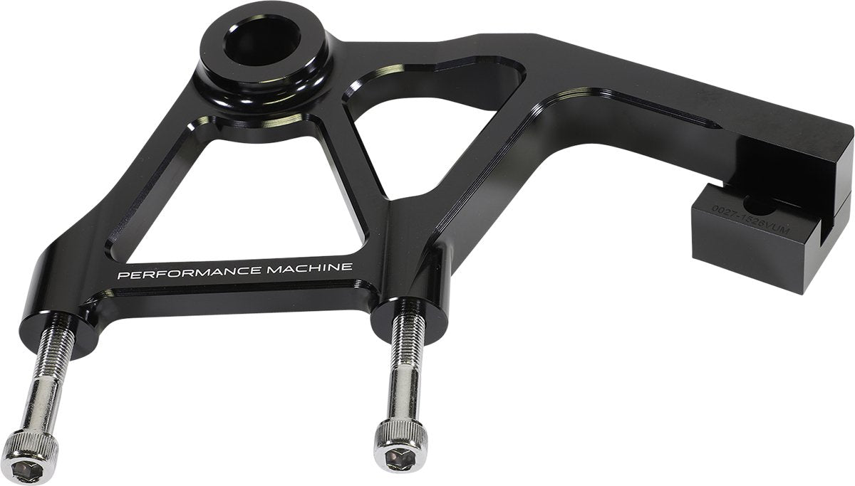 PERFORMANCE MACHINE (PM) Rear Radial Mount Caliper Bracket - Anodized Black 00231828AGNMAB - Lucky Speed Shop