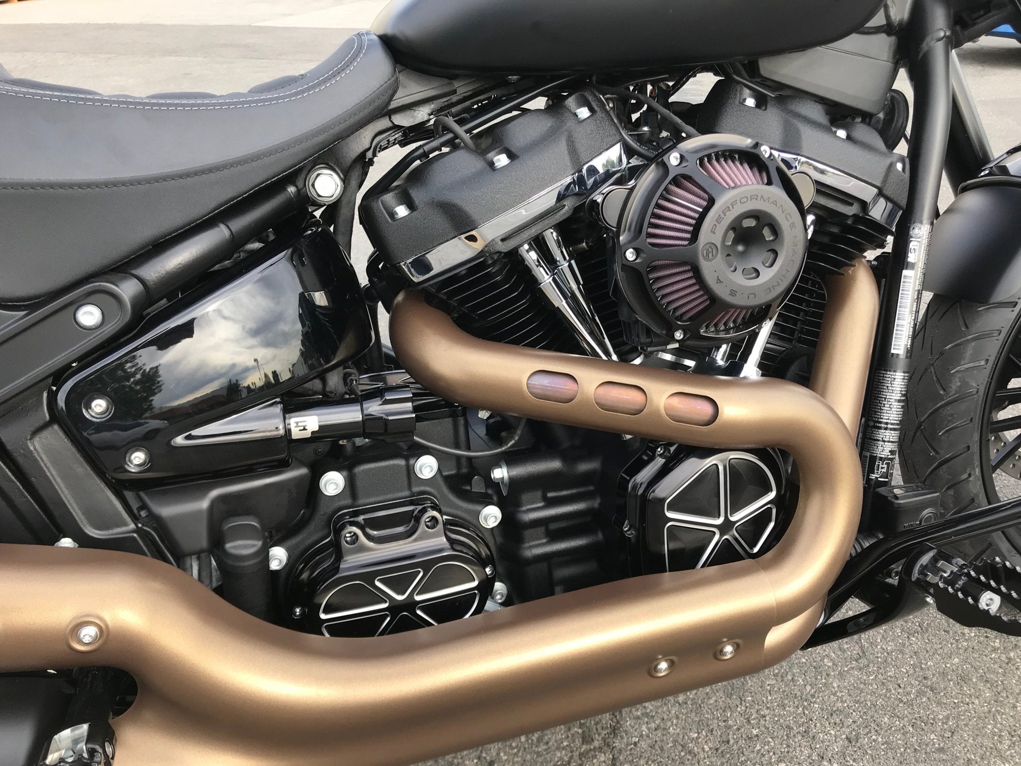 PROGRESSIVE 465 W/ RAP 2018-2022 SOFTAIL - Rear Suspension - Progressive Suspension - Lucky Speed Shop