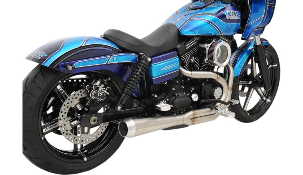 Road Rage Type III 2:1 Exhaust System Dyna - Drag Specialties - Lucky Speed Shop
