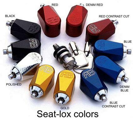 Robert Becker Design Seat Lox (Chrome Key Barrel) - SEATS - Robert Becker Design - Lucky Speed Shop