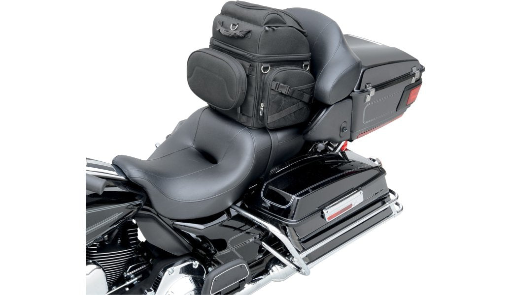 Saddlemen BR1800-3400 Backseat or Sissy Bar Bags - TRAVEL BAGS - Saddlemen - Lucky Speed Shop