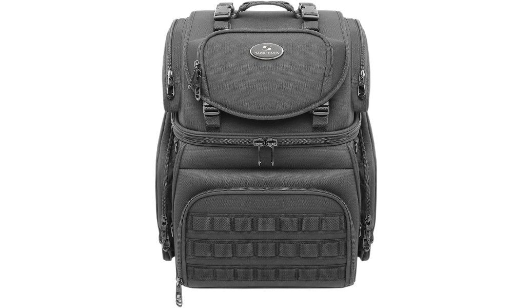 Saddlemen BR3400 Tactical Sissy Bar Bag - TRAVEL - Drag Specialties - Lucky Speed Shop
