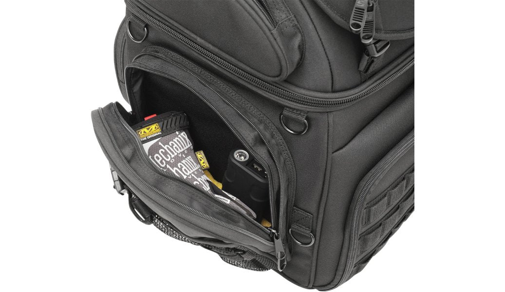 Saddlemen BR3400 Tactical Sissy Bar Bag - TRAVEL - Drag Specialties - Lucky Speed Shop