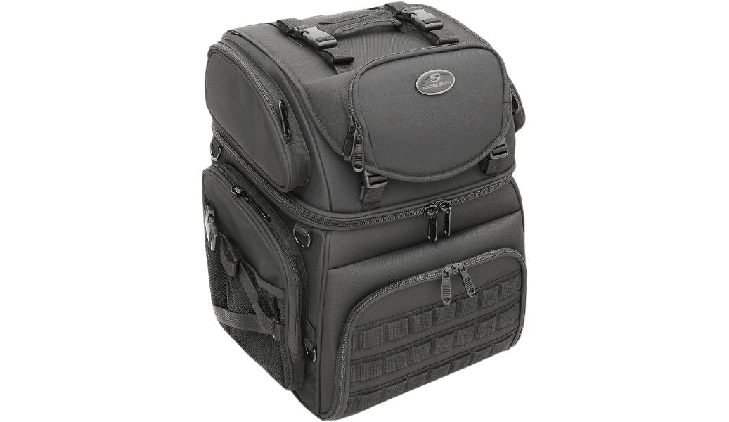 Saddlemen BR3400 Tactical Sissy Bar Bag - TRAVEL - Drag Specialties - Lucky Speed Shop