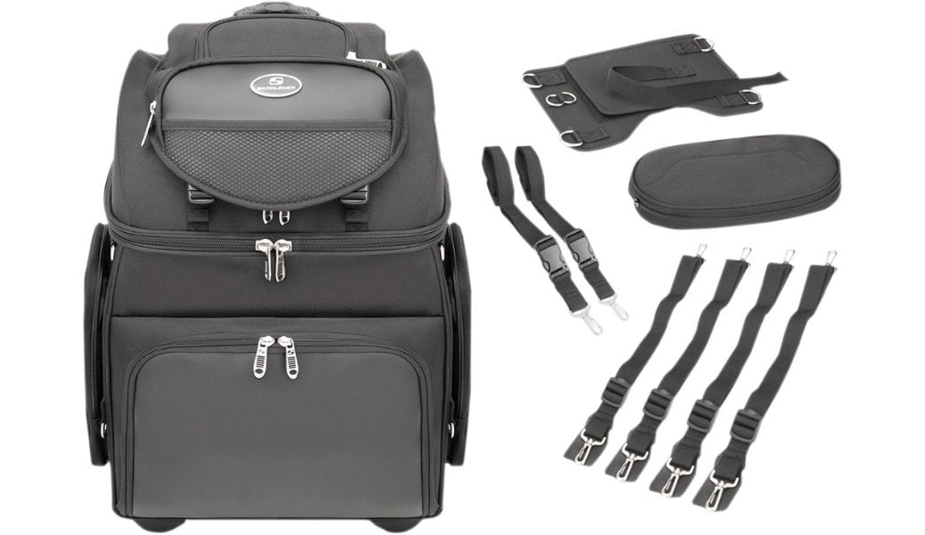 Saddlemen BR4200 Sissy Bar Bag - TRAVEL BAGS - Saddlemen - Lucky Speed Shop