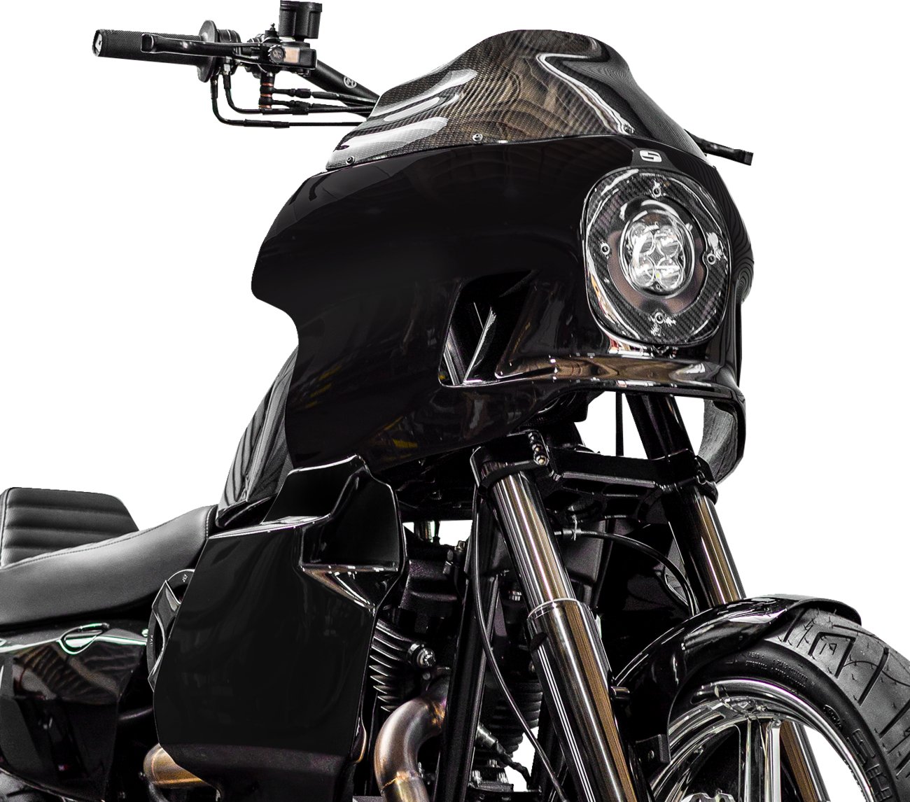 SADDLEMEN Mini Fairing - Dyna 806-04-15589 - Lucky Speed Shop