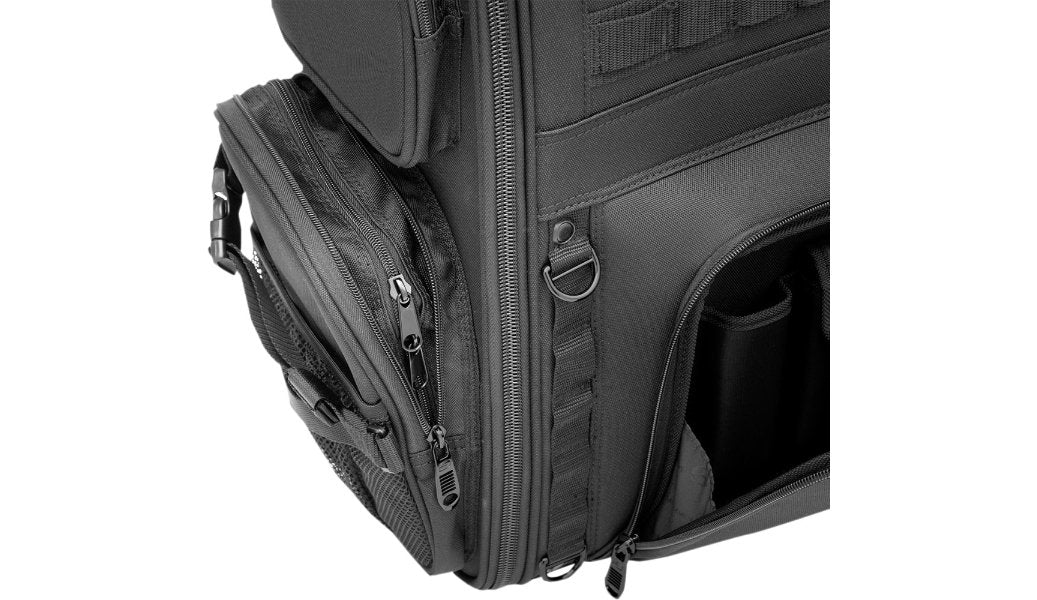 Saddlemen S3500 Tactical Sissy Bar Bag - TRAVEL - Drag Specialties - Lucky Speed Shop